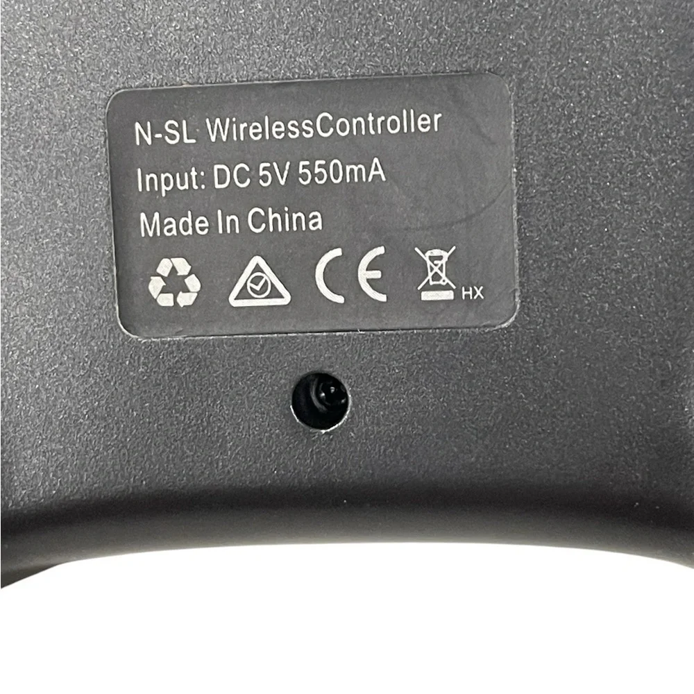 Unbranded Nintendo Wirelessss Controller For  N-Sl Input DC 5V 550 MA Black